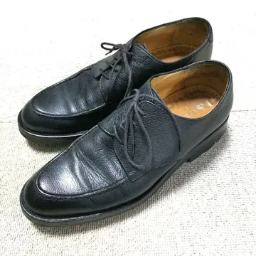 조르지오 아르마니 블랙 레이스업 드레스 슈즈