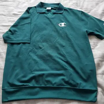 새상품급! Champion 골프 다크 그린 피케 셔츠 L 사이즈