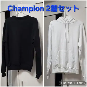 Champion 트레이닝복 후드티 2벌 세트 S 사이즈