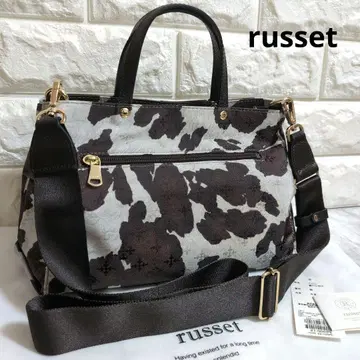 새상품급 러셋 SHOPPER 토트백 S 2way 카프 패턴