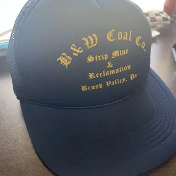 B&W Coal Co. 네이비 메쉬 캡