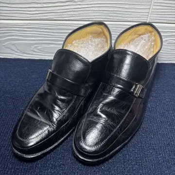 스파르타쿠스 25.5cm 가죽 신발 블랙 가죽 비즈니스