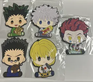 HUNTER x HUNTER 헌터헌터 제일복권 러버 코스터 5종 세트