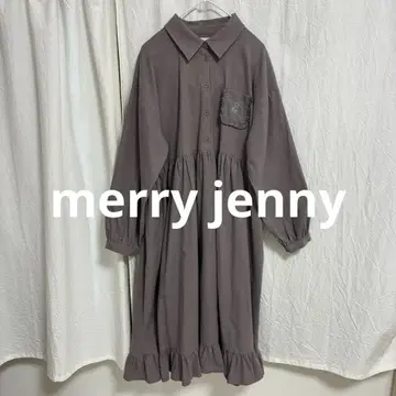 merry jenny 메리제니 Bear 포켓 셔츠 원피스