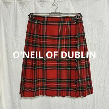 O'NEIL OF DUBLIN 타탄 체크 로얄 스튜어트 레드