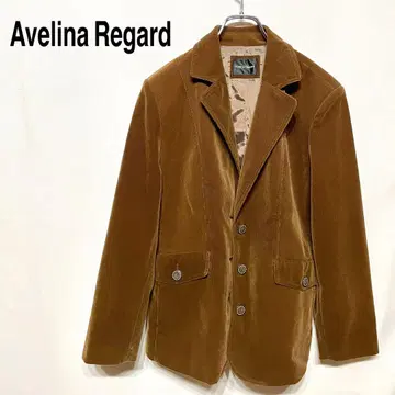 Avelina Regard 브라운 코듀로이 테일러드 자켓