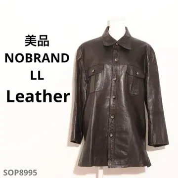 새상품급 NOBRAND 아우터 가죽 자켓 LL 브라운 여성용