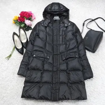 G7539 변압기 워크 A라인 다운 코트 블랙 38
