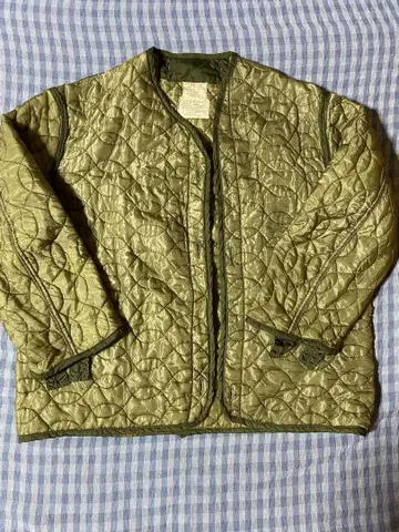 실물 미군 M-65 필드 자켓용 초기 라이너 (M) 새상품급