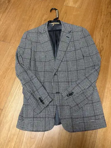 이탈리아제 Paul Stuart 체크 무늬 비즈니스 자켓