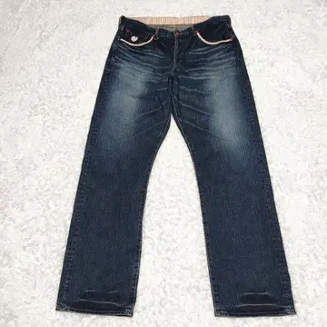 00s SWAGGER 34 SWG 페이드 데님 우라하라 y2k XL
