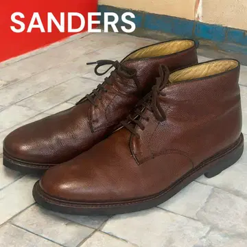 새상품급 썬더스 주름 가죽 처카 부츠 리지웨이 밑창 브라운 27.5