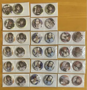 캔뱃지 세트 6종 20점 코토부키야 복권 근시의 언니