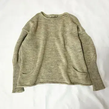 45R umii908 알파카 혼방 롤넥 와이드 니트 풀오버