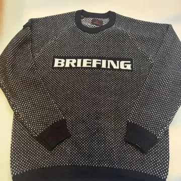 BRIEFING 로고 스웨터 L 사이즈