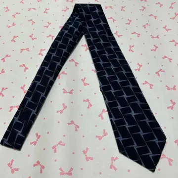 새상품 엠포리오 아르마니 비즈니스 넥타이 실크 네이비 (3319)