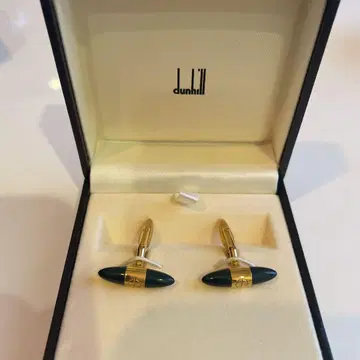 dunhill 그린과 금의 커프 링크스