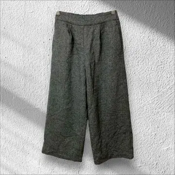 [ 킹 ] PHILLKINGTON 와이드 팬츠 모혼방 블랙 F