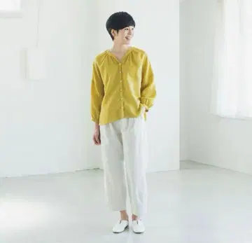 북유럽 생활 잡화점 린넨 블라우스
