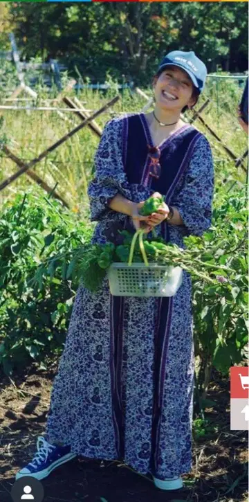 누키테파 ne Quittez pas 코튼 보일 에스닉 원피스