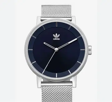 adidas 네이비 메쉬 시계 약 40mm