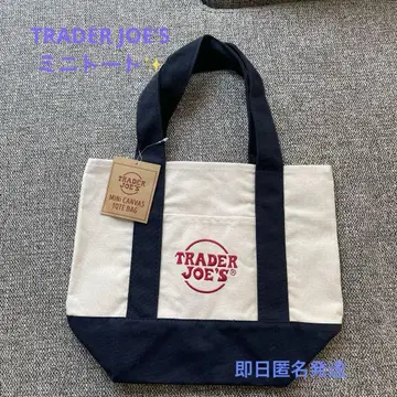 [ 미사용 새상품 ] Trader Joe's 트레조 미니 토트 네이비