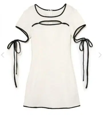 melt the lady bumpy mini 원피스 white