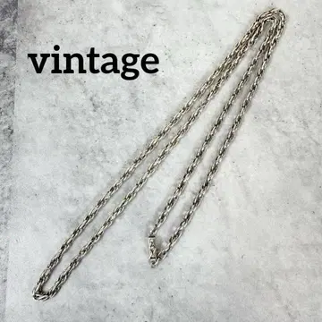 vintage silver925 롱 체인 목걸이 70cm