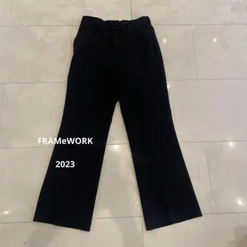 FRAMeWORK 세미 플레어 팬츠 36