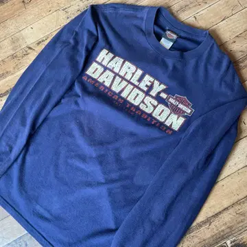 HARLEY-DAVIDSON 네이비 긴팔 티셔츠