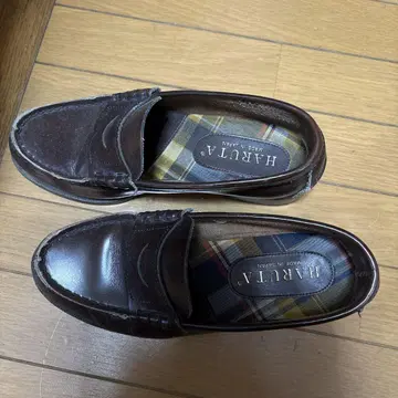 HARUTA 브라운 로퍼 일본제