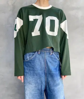 새상품급 NYLON COTTON FOOTBALL TEE