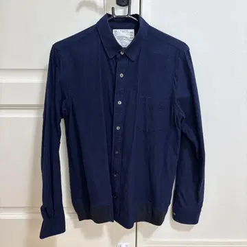 sacai 네이비 긴팔 셔츠 16-01093M 사이즈 1