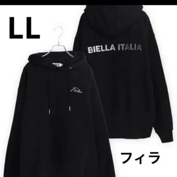 휠라 속기모 오버 사이즈 LL 남녀 공용 자수 빅 실루엣 후드티