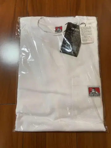 BEN DAVIS 화이트 긴팔 T셔츠 M