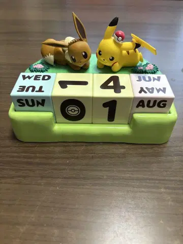 피카츄 & 이브이 만년 달력
