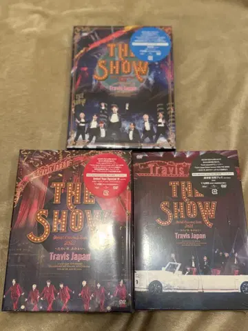 THE SHOW Travis Japan DVD 3개 세트