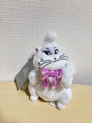 디즈니 신데렐라 루시퍼 폼폼 봉제 인형 키링