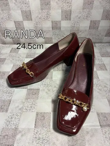[ 새상품급 ] RANDA 펌프스 스퀘어토 신발 24.5cm