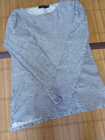 CIVARIZE 시버라이즈 그레이 긴팔 티셔츠