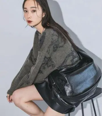 지나시스 BIG 2WAY 숄더백 블랙