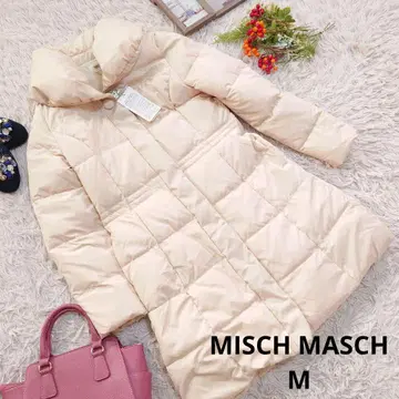 컨디션 최상 MISCH MASCH 페더 다운 코트 ( M ) 베이지