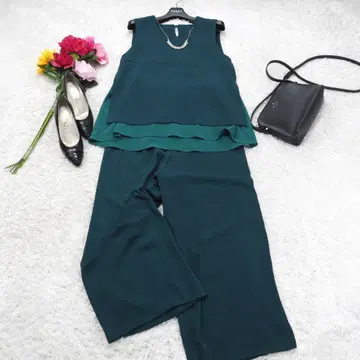 G7572*루미즈 팬츠 셋업 그린 38