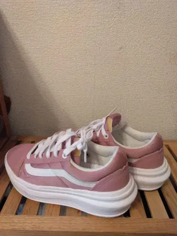 Vans 핑크 스니커즈 통굽