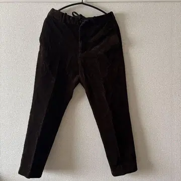 다크 브라운 코듀로이 슬림핏 팬츠
