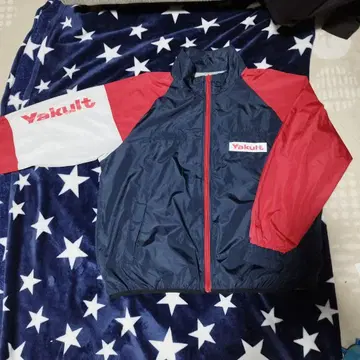 야쿠르트 자켓 XL 네이비/레드