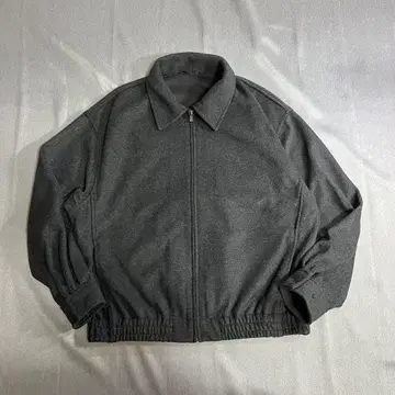 UNIQLO 브러쉬드 저지 오버사이즈 블루종