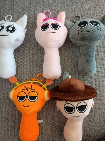 [ 새상품 최저가 ] Sprunki 스키 플랜키 봉제 인형 5세트