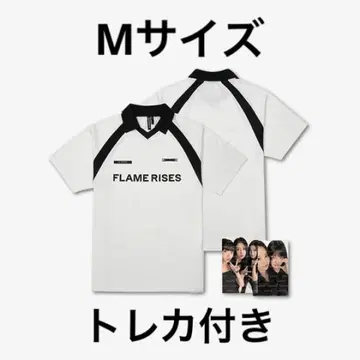 [새상품] FLAME RISES JERSEY S/S T-SHIRT 화이트