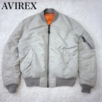 컨디션 최상 AVIREX MA-1 쇼트 기장 플라이트 자켓 리버서블 L